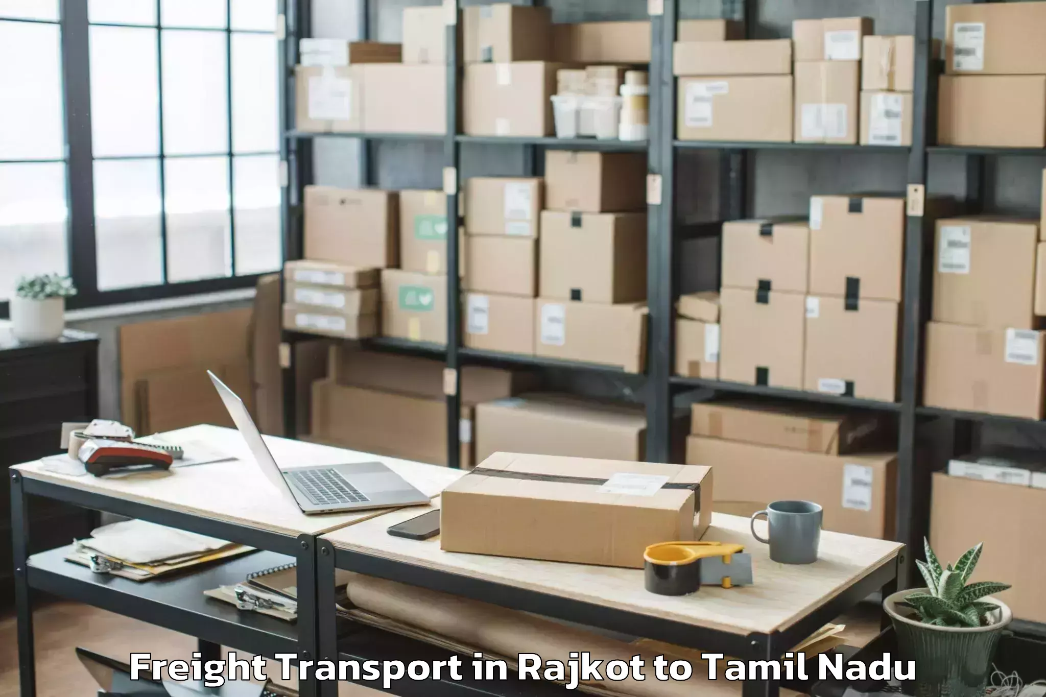 Book Your Rajkot to Manapparai Freight Transport Today